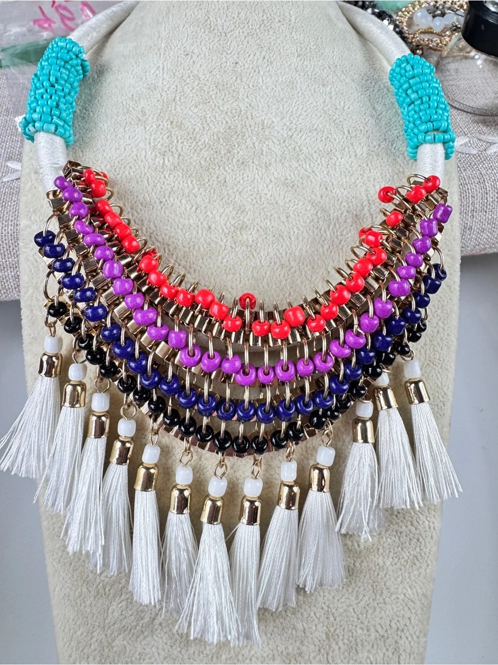 Vintage Bohemian Bib Necklace